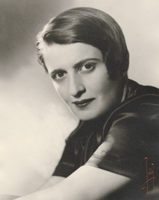 Ayn Rand, photo for the dustjacket of The Fountainhead